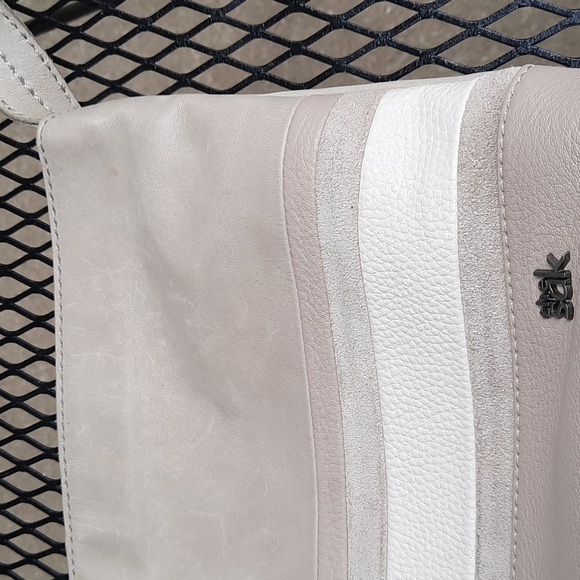 The Sak De Young Hobo bag, truffle stripe/silver, leather shoulder handbag - Picture 10 of 12